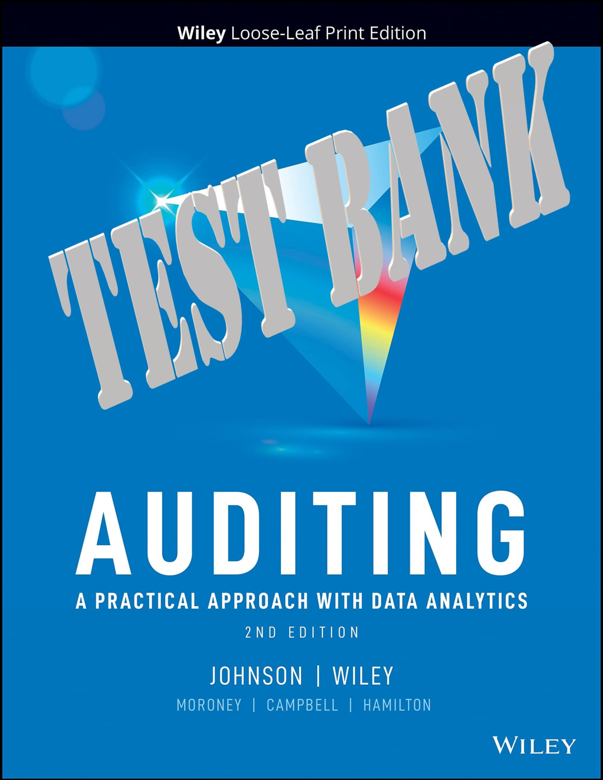 TEST BANK for Auditing: A Practical Approach with Data Analytics 2nd Edition by Laura Davis, Raymond and Robyn | All Chapters 1-16